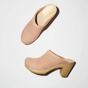 ✨No.6 Old School Clog on High Heel in Pink Sand Size Size 41 Size 10
